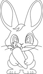 Bunny, rabbit, animal cut file, laser cut, cricut, silhouette, paper craft, felt craft, fabric craft, svg file, cutting file