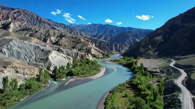 Himalayan scenic. Zanskar