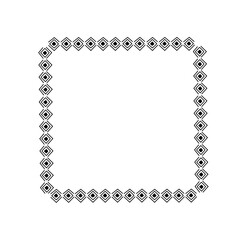 tribal frame ornament