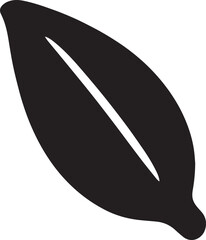 Sunflower Seeds Silhouette in Black | Organic Farming Element Illustration Icon