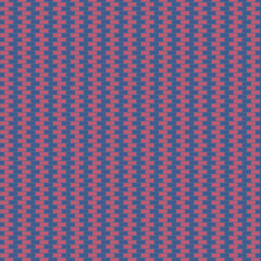 Geometric Herringbone Pattern in Blue and Rose