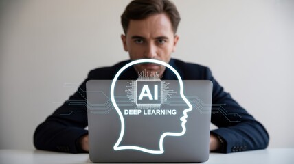 AI Deep Learning and Artificial Intelligence, emphasizing advanced machine learning and technological innovation
