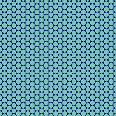 Geometric Pattern in Teal and Navy Blue