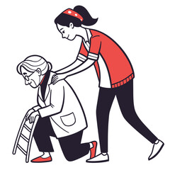 cartoon illustration of a man with a gun