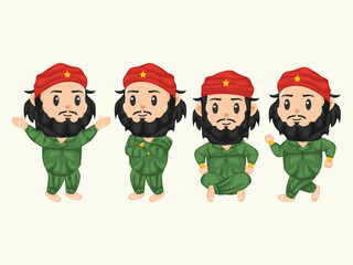 Che Guevara revolution business money socialism cartoon cuba america freedom famous old communist