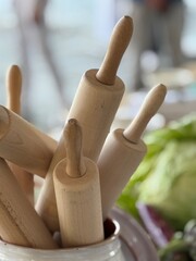 Cozy Culinary Scene with Rolling Pins