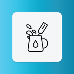 Professional coffee brewing tools icon.