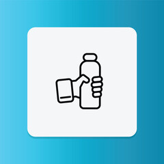 Pouring milk or drinking from a bottle icon.