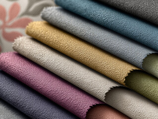 fabric bundle swatches mockup ready for brand showcase