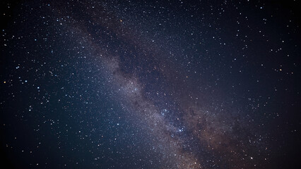 Vast expanse of the night sky, showcasing the Milky Way galaxy with countless stars.