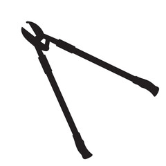 Anvil Lopper Tool Silhouette