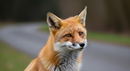 red fox portrait