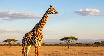 Obraz premium giraffe in the savannah