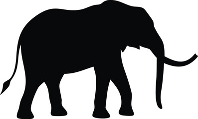 Fototapeta premium Elephant silhouette