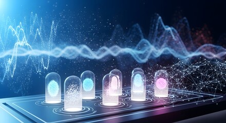 Futuristic Data Capsules: Biometric Security System with Network Visualization