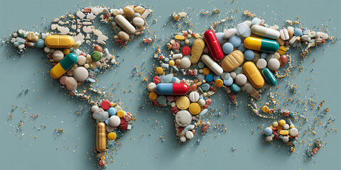 Global drug pricing regulation challenges and solutions pharmaceutical landscape digital art analytical perspective