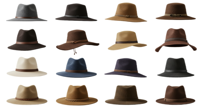 hat with a brim, AI Generation