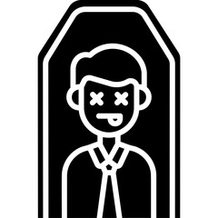 Solid Black Death Icon