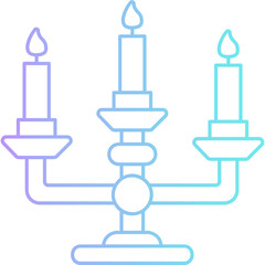 Gradient Candle Icon