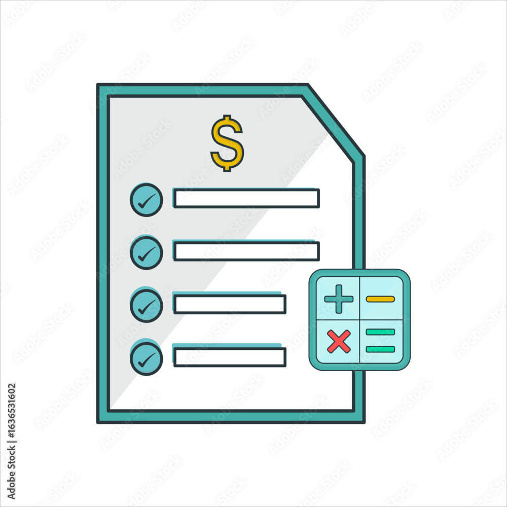 Poster budget icon. icon related to design elements. suitable for web site, app, user interfaces,element, p