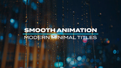 Smooth Animation Modern Minimal Titles Vol.05
