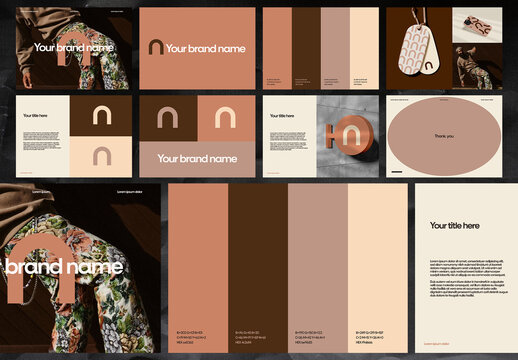 Modern Brand Guidelines Presentation Template