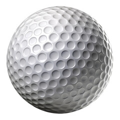 golf  ball isolated on white background PNG , AI GENERATED