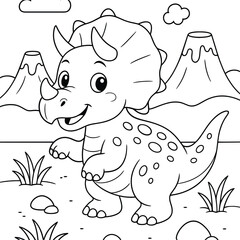 Colloring page dino