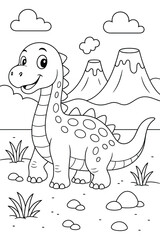 Colloring page dino
