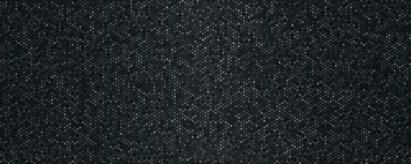 Elegant dark background with dots. Black fabric background.