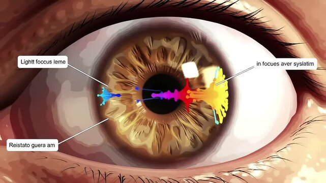 Closeup of Human Eye with Eye Infection Showing Redness and Swelling