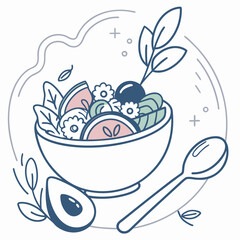 ice cream with berries