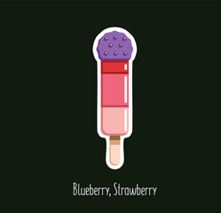 bluberry ice cream 