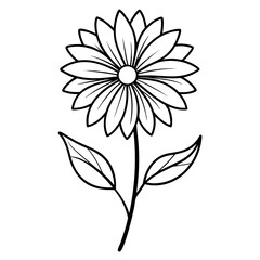 vector illustration of a flower