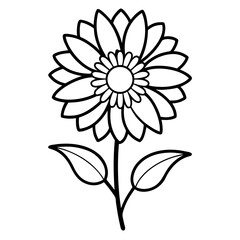 vector illustration of a flower