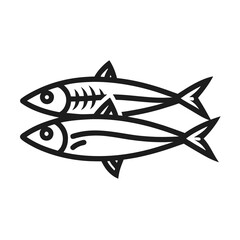 fish on a white background