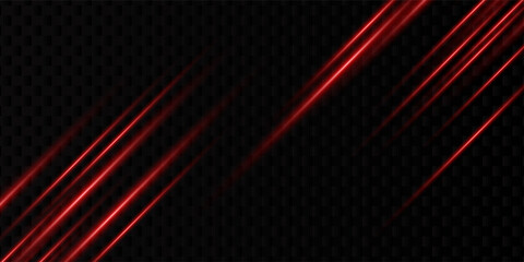 Bright lines on a dark background. Laser beams shine. Bright stripes on a dark background.