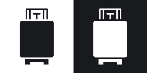LPG icon in black and white glyph versions