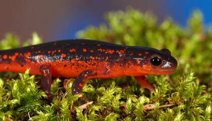 Salamander on moss (1)