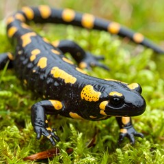Salamander on moss (2)