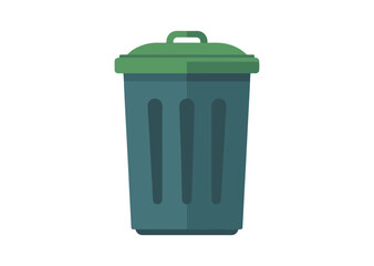 Garbage bin vector illustration, Garbage bin icon