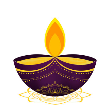 Diya - Diya design - Diva , diwali diya, happy diwali, new diya design, Diya with base design amd rangoli, Diwali invitation
