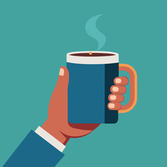 hand holding cup of coffee