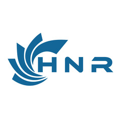 HNR letter design. HNR letter technology logo design on a white background. HNR Monogram logo design for an entrepreneur and business.