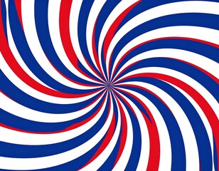 Fototapeta premium Red and blue swirly pattern