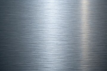 Brushed metal texture background with light reflection, perfect for industrial or modern designs and adding a sleek, metallic touch to projects