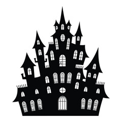 Obraz premium Spooky Haunted Castle