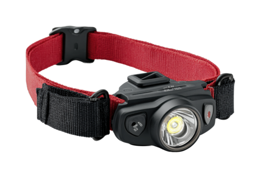 Illuminate your adventure headlamp gear for exploration nature product, isolated on transparent background, png