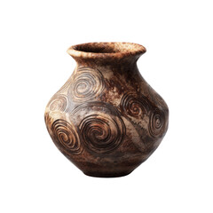 Ancient decorative pot egypt transparent background cultural artifacts high-quality visuals