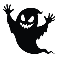 Scary Ghost Silhouette